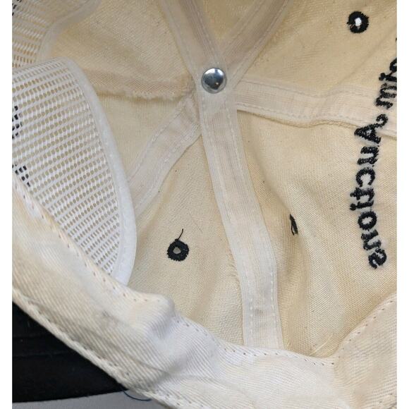 MAFS Manheim Auctions Vintage White and Black Hat Snapback Hat‎ - Picture 12 of 13